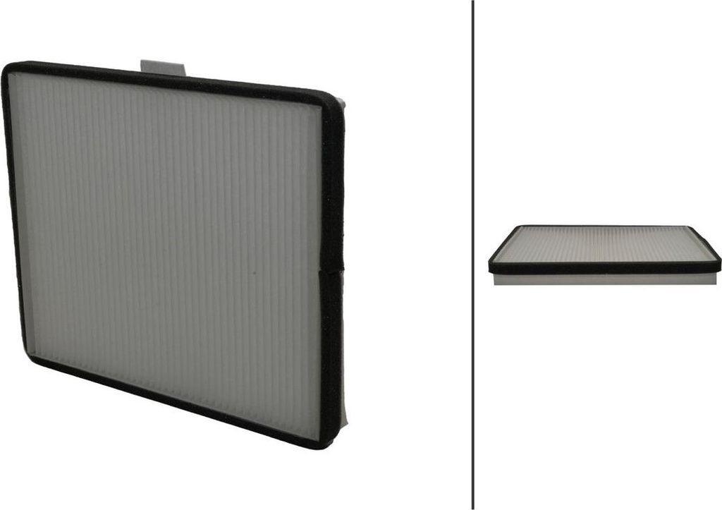 Innenraumfilter Pollenfilter 240 x 197 mm HELLA für u.a. CHEVROLET LACETTI