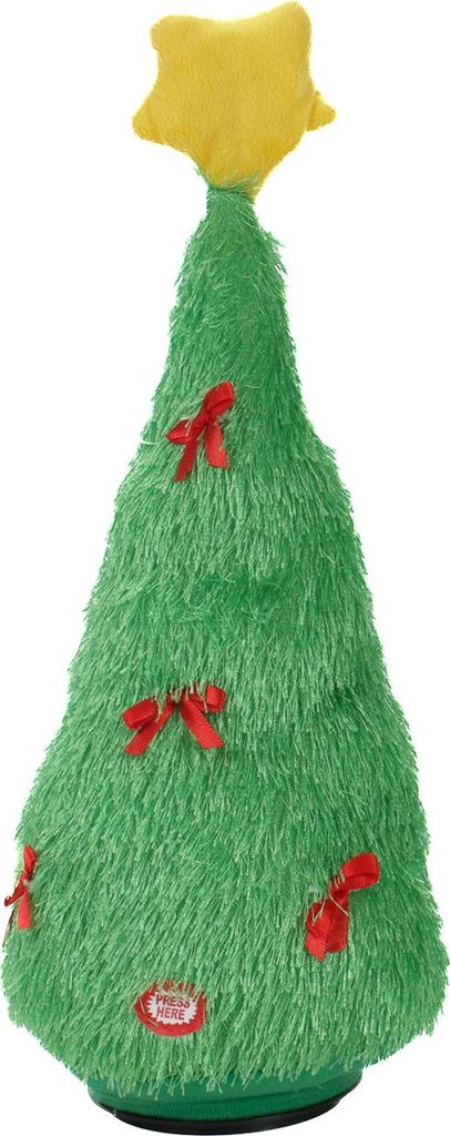 Weihnachtsbaum mit LEDs im Farbwechsel der auf Knopfdruck aufleuchtet, - Dancing around the Christmas Tree - spielt dabei schnell rotiert