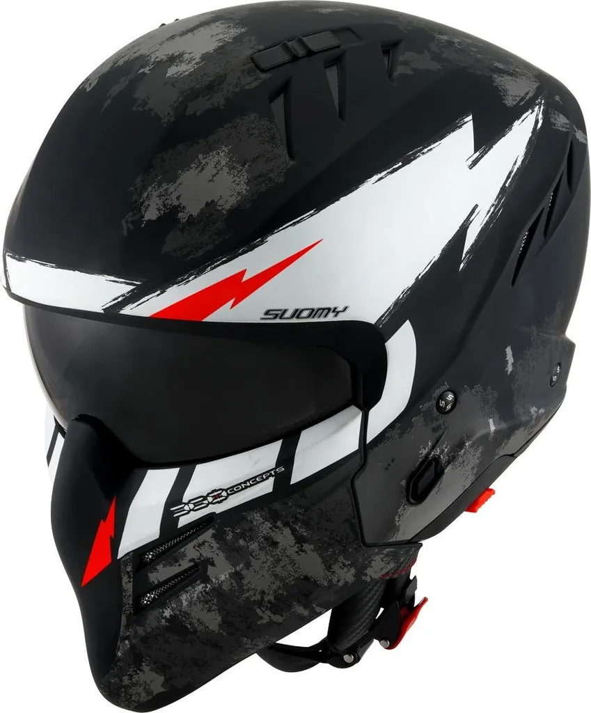 Casque scooter jet Suomy Armor Hi Volt idéal trajet urbain T-L
