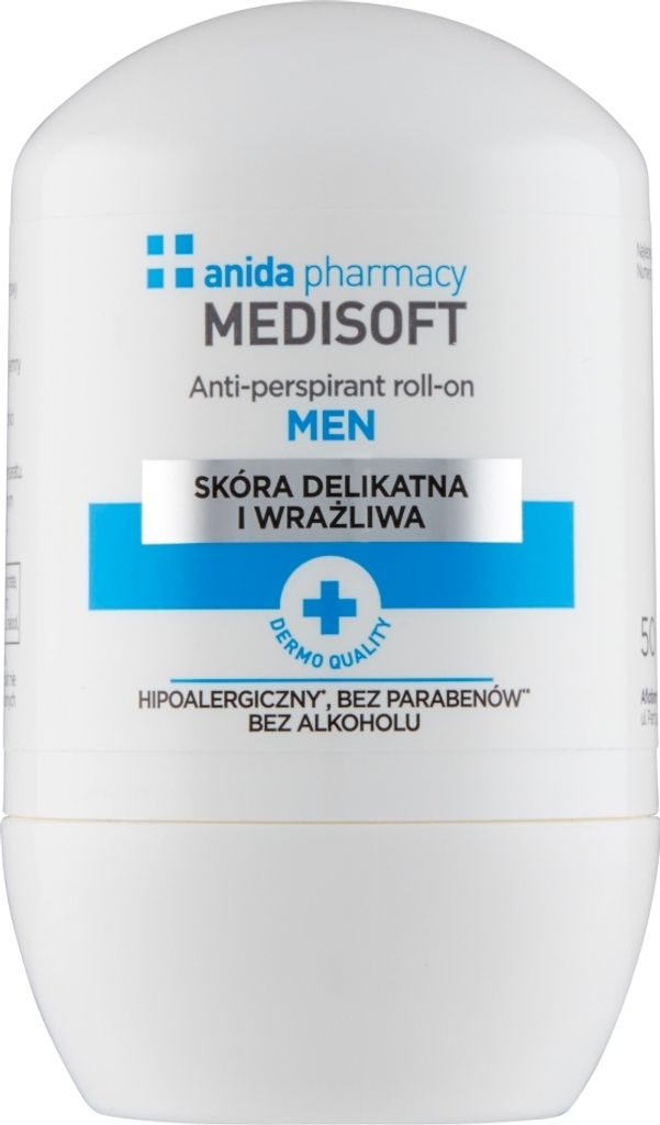 Anida Medisoft MEN Antiperspirant for Delicate and Sensitive Skin 50ml