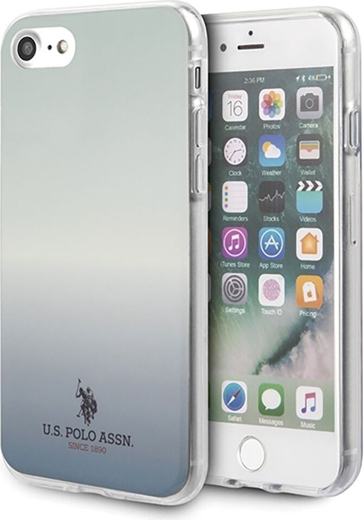 U.s. Polo Assn. Gradient Pattern Collection Na Iphone 7 / 8 / Se 2020 / Se 2022 - Niebieskie