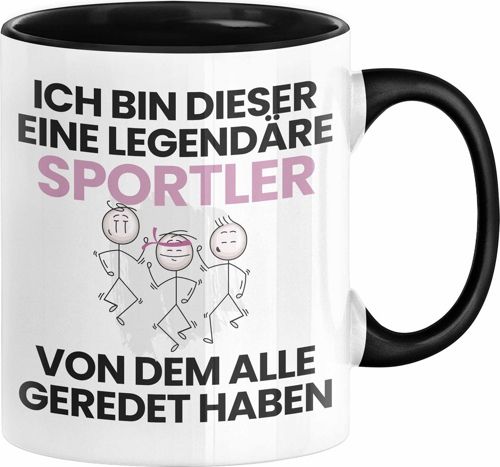 Sportler Geschenk Tasse Lustige Geschenkidee Geburtstag für Sportler Ich Bin Dieser Legendäre Sportler Von Dem Alle Geredet Haben Kaffee-Becher (...