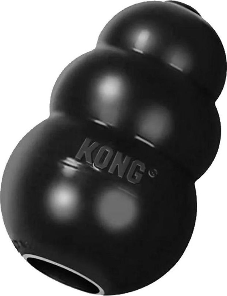 KONG Extreme, Pes, Zwart, Rubber, Kauwen, Ophalen, Productafbeelding 