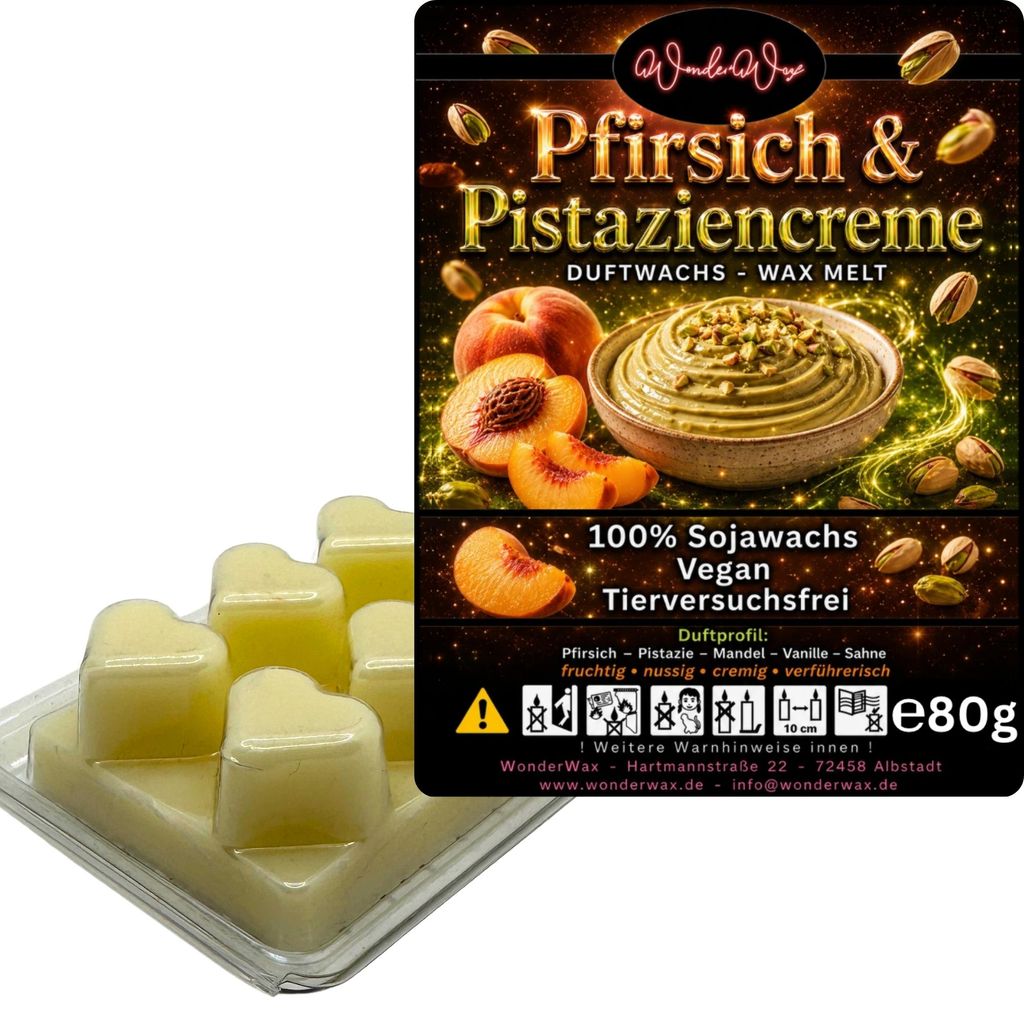 WonderWax Duftwachs Wax Melts für Duftlampe, 6 Herzen Produktbild 