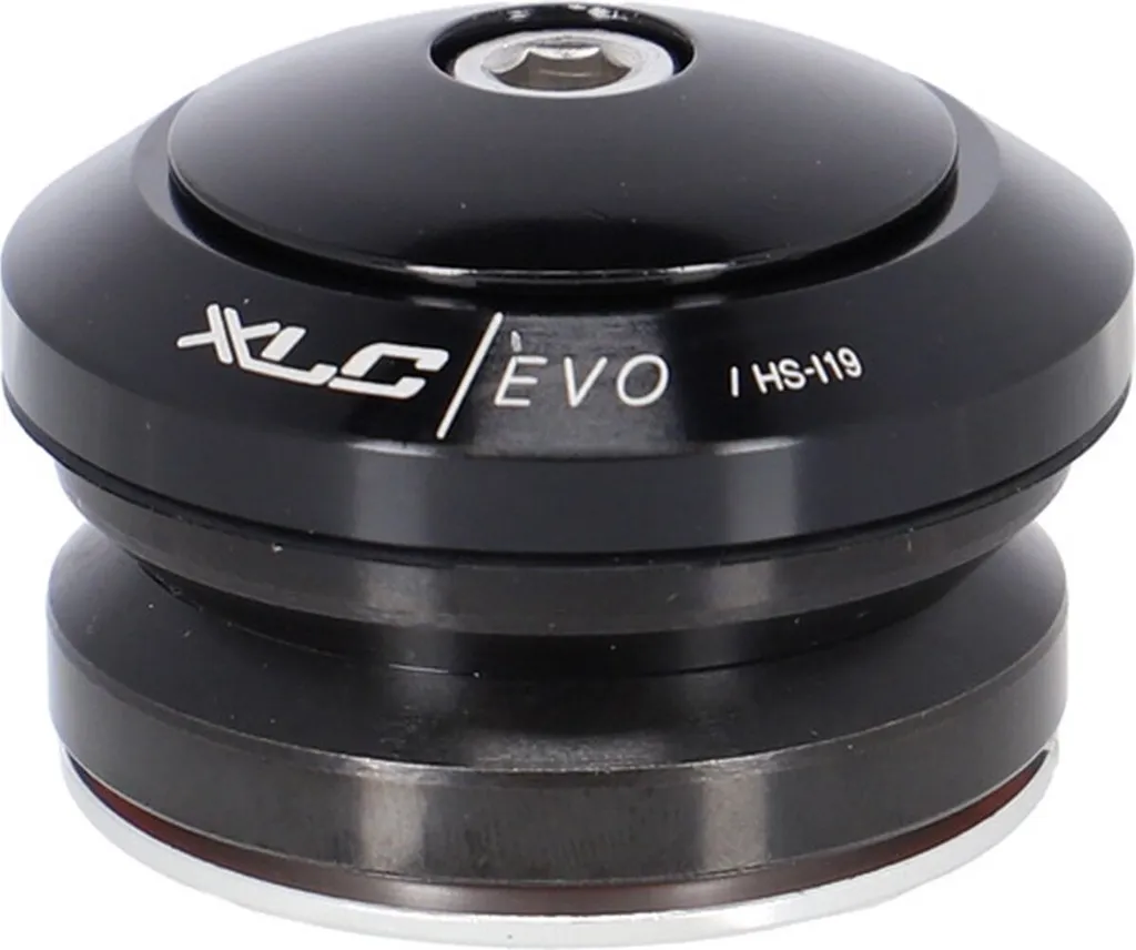Jeu de direction noir Ø28,6/30/42mm XLC Evo HS-I19 finition aluminium