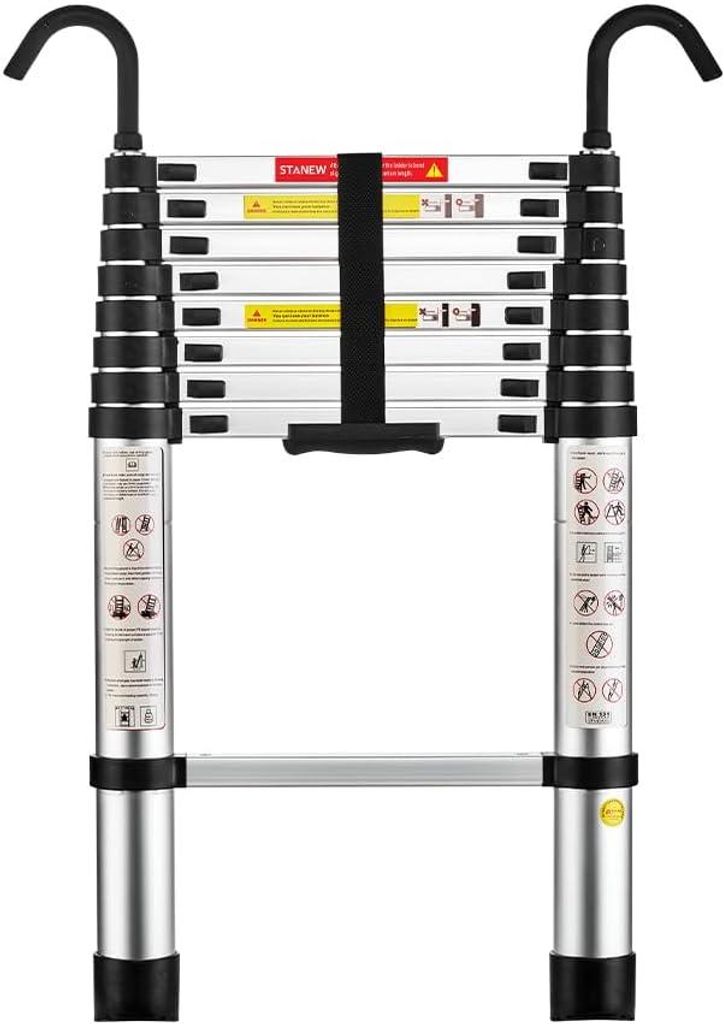 STANEW Échelle Télescopique 2,6 M en Aluminium Bricolage Image du produit 