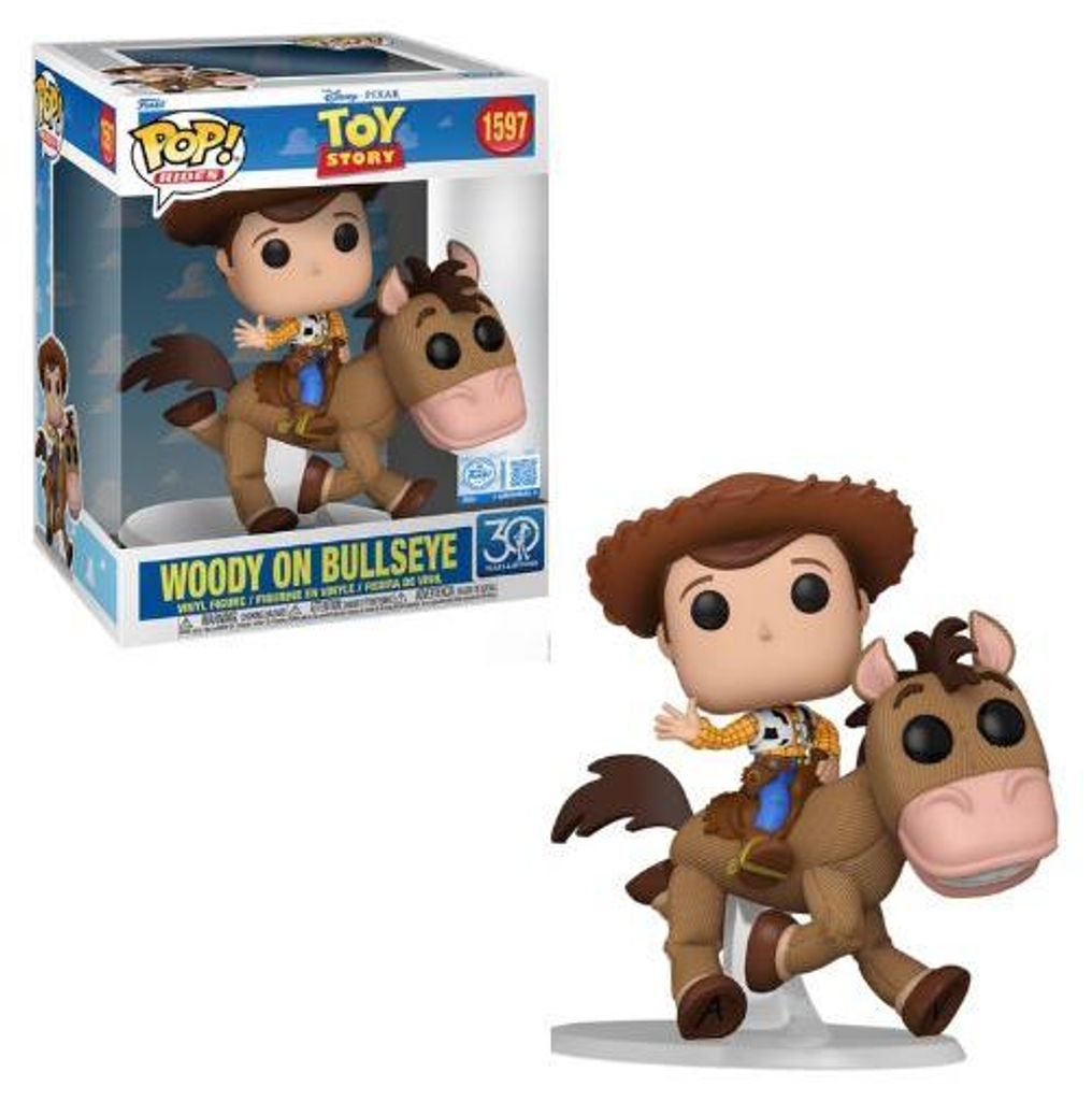 Funko Pop! Disney Rides: Toy Story 30th Anniversary - Woody on Bullseye #1597 Funko Exclusive