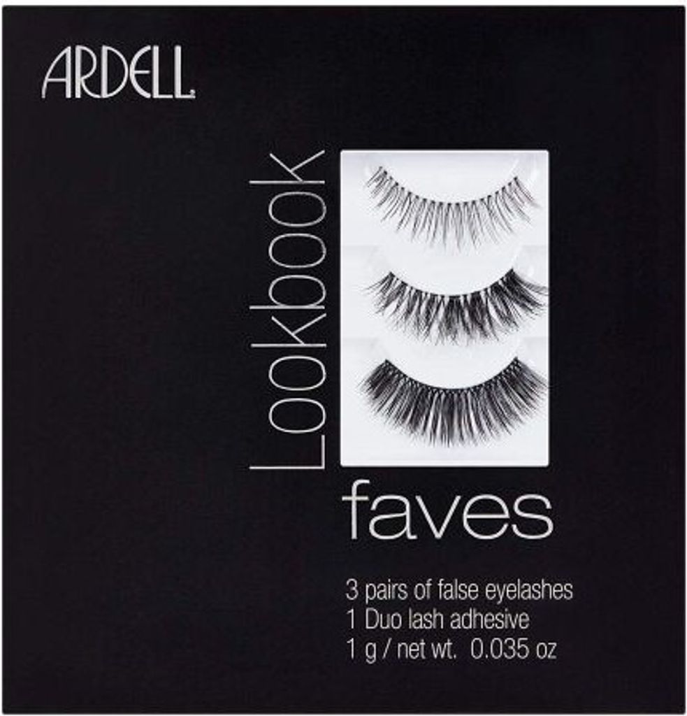 Ardell Mini Faves 3-Paar-Wimpern-Lookbook + Duo-Kleber 1 g