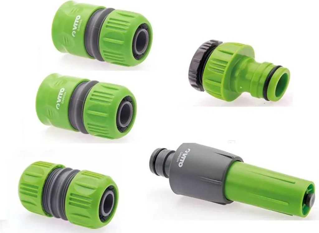 Lance Multi Jet et Raccords Rapides VITO pour Tuyau d'Arrosage Diam 25