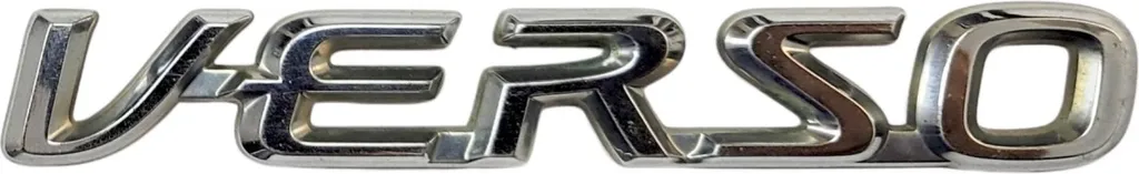 Logo arrière Toyota Verso 75442-52080 finition chrome Premium