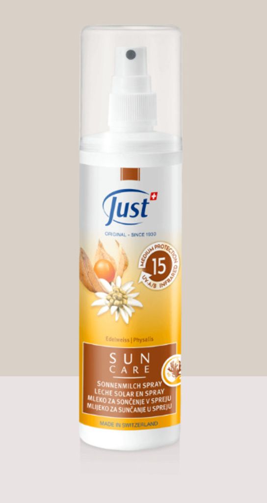 JUST SONNENSCHUTZMILCH IM SPRAY LSF 15 - 200 ml