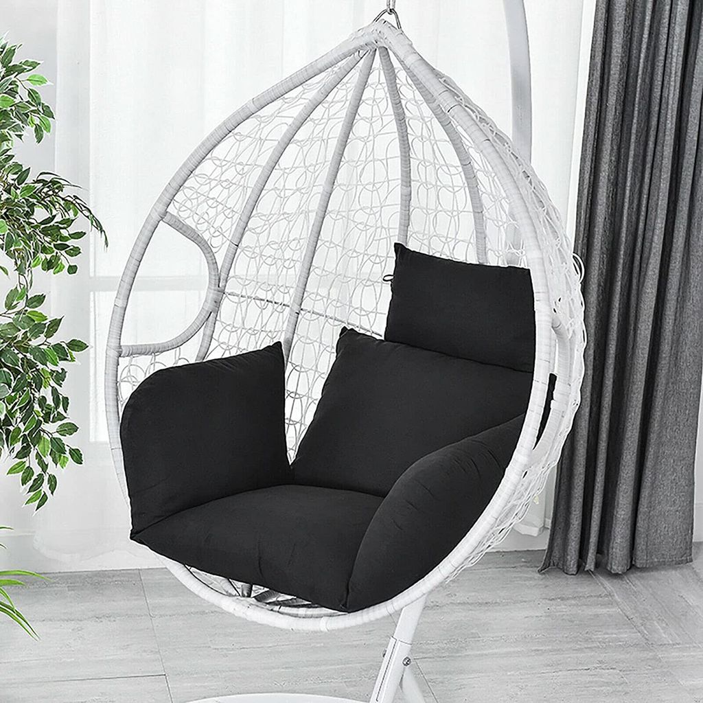 6D Czarna Wisząca Poduszka na Krzesło Wygodna Wisząca Sofa Zdjęcie produktu 8