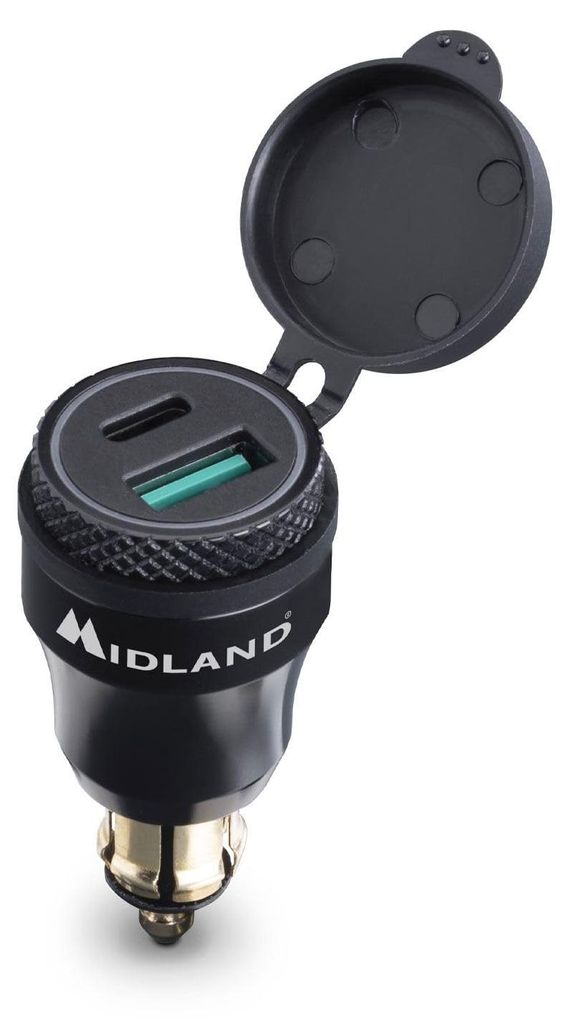 Rychlonabíjecí adaptér BMW MIDLAND s duálním USB a USB typu Obrázek produktu 