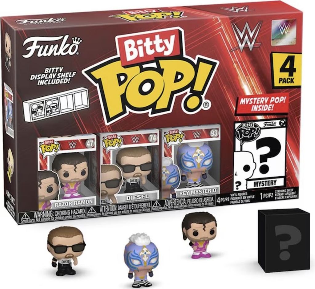 WWE Bitty POP! Vinyl Figuren 4er-Pack Razor Ramon 2,5 cm Produktbild 