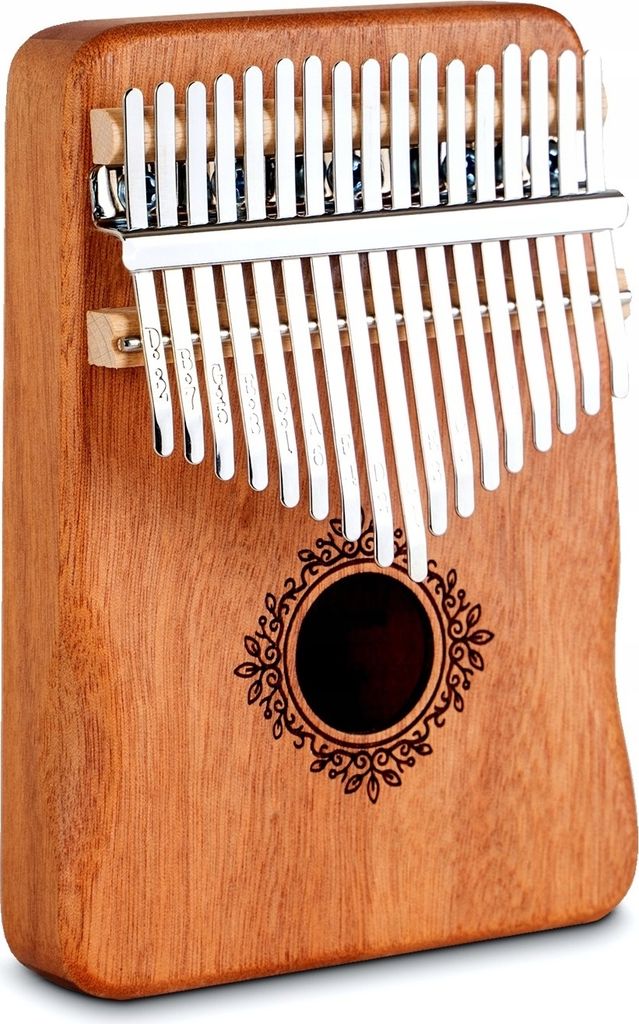 Kalimba africký hudební nástroj sada 17 kusů, dřevo, Obrázek produktu 6