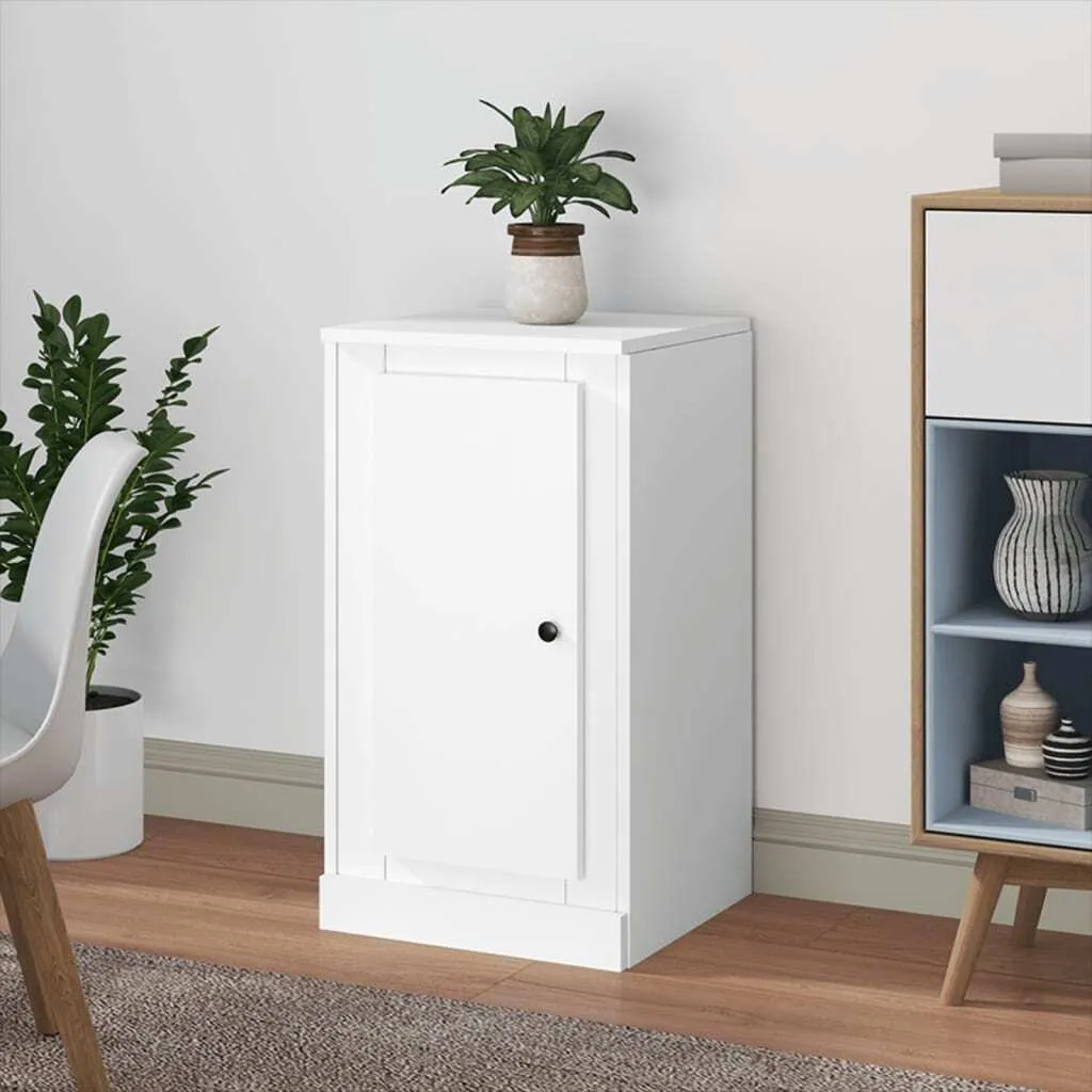 Credenza Bianca 37,5x35,5x67,5 cm Maison Exclusive - Mobiletto in Legno Solido