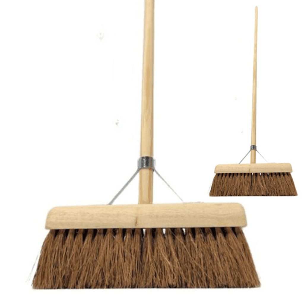 Coco IndoorBesen mit Stiel 130cm | Hallenbesen 30cm - Hallenfeger