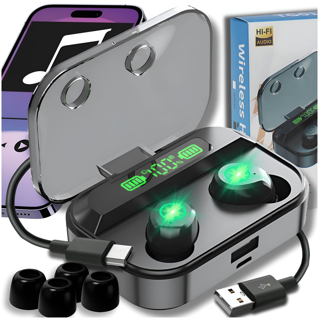 Drahtlose Bluetooth-Ohrhörer Mit Mikrofon Für Sport Und Gaming
