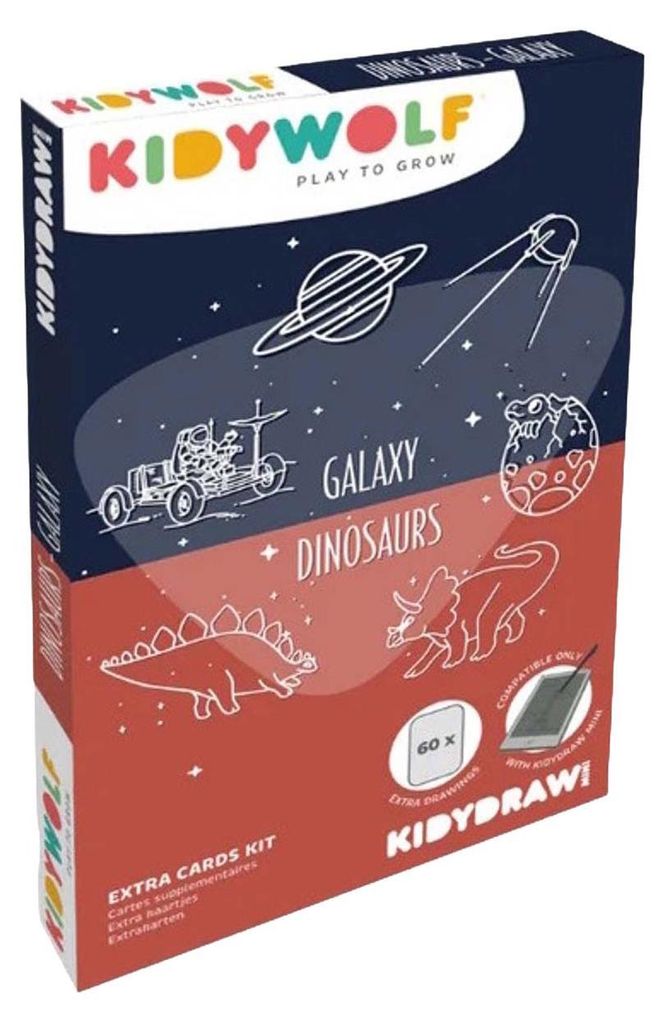 Kidywolf Kidydraw Mini Refill Kosmos i dinozaury Zdjęcie produktu 