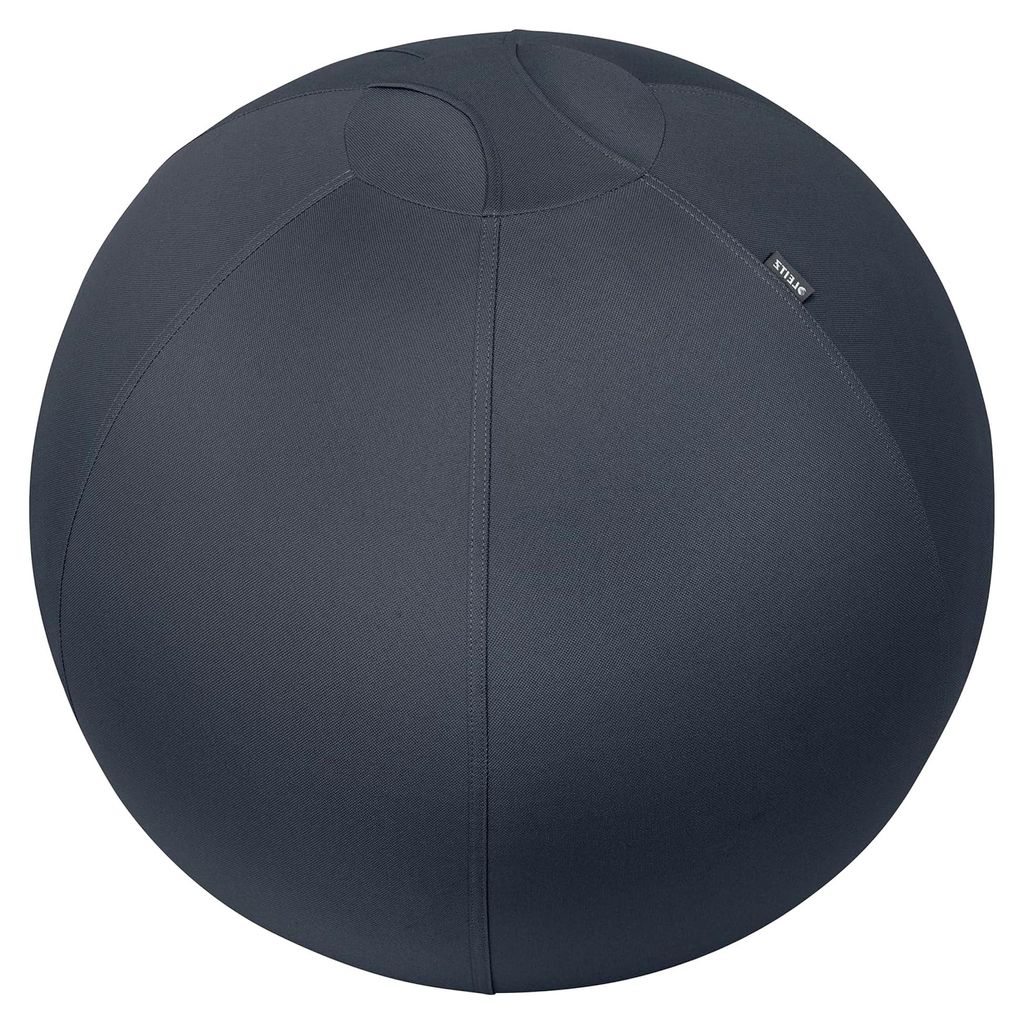 Sitzball für aktives Sitzen, Gymnastikball, ergonomische Alternative zum Schreibtischstuhl, 65 cm Durchmesser, inkl. Stoffbezug, Innenball, inkl. ...