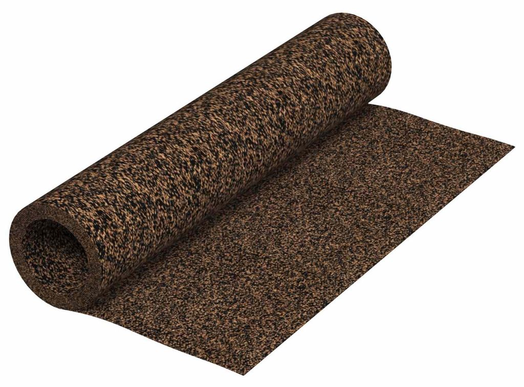 vidaXL Korkrolle Braun 500 x 100 cm Kork und Gummi