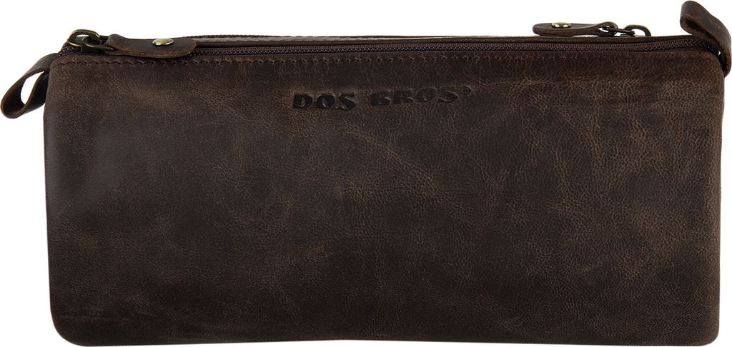 Dos Bros Leder Mäppchen Schlampermäppchen Stift Etui XXL DB-026-25