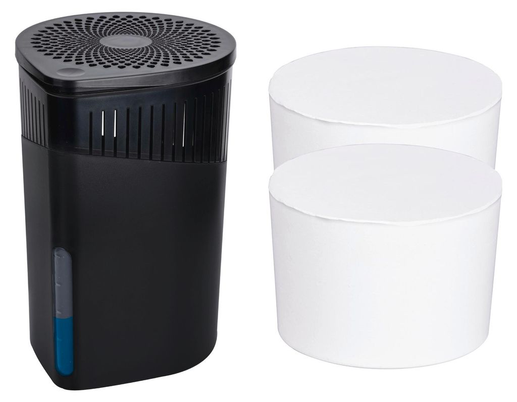 WENKO Raumentfeuchter Mod. Drop Schwarz 2 x 1000 g, für Produktbild 