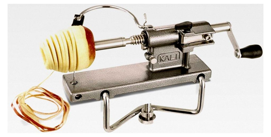 Apfelschäler und -schneider KALI | Manuelles Apfelschneidegerät | Hochwertiger Obstschäler aus Edelstahl | Für Küchenprofis und Hobbyköche | ...