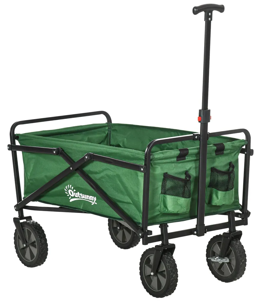 Chariot à roulettes pour courses et déménagement pliable charge 40kg