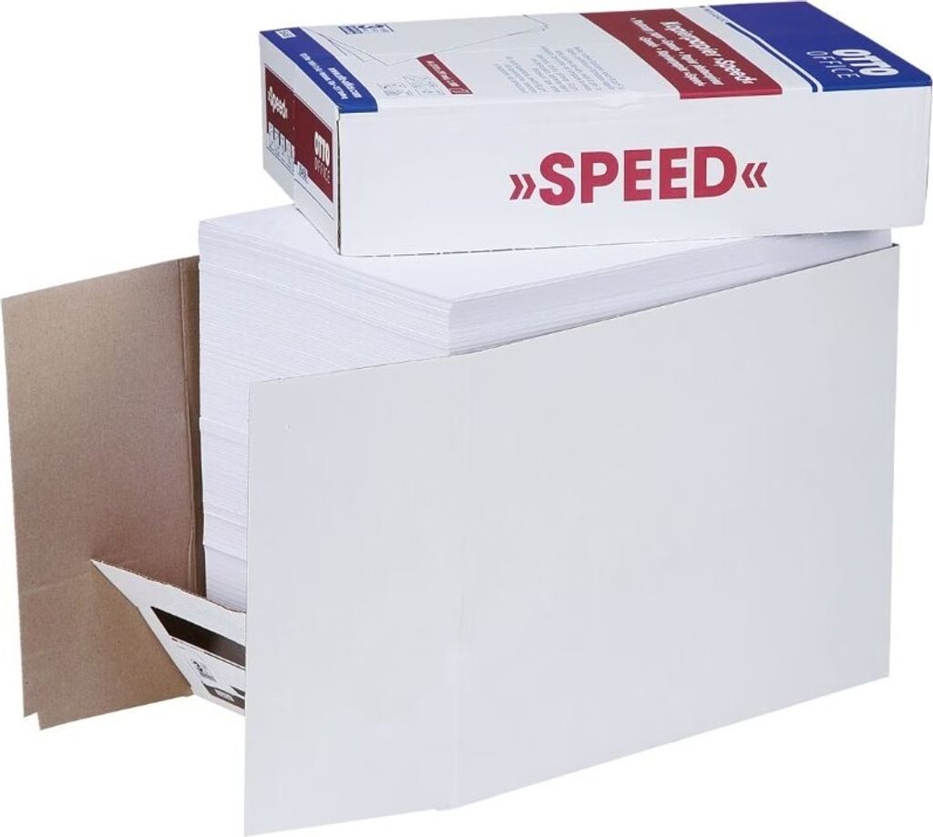 Maxi-Box Kopierpapier A4 OTTO Office SPEED - 2500 Blatt gesamt, 80g/qm