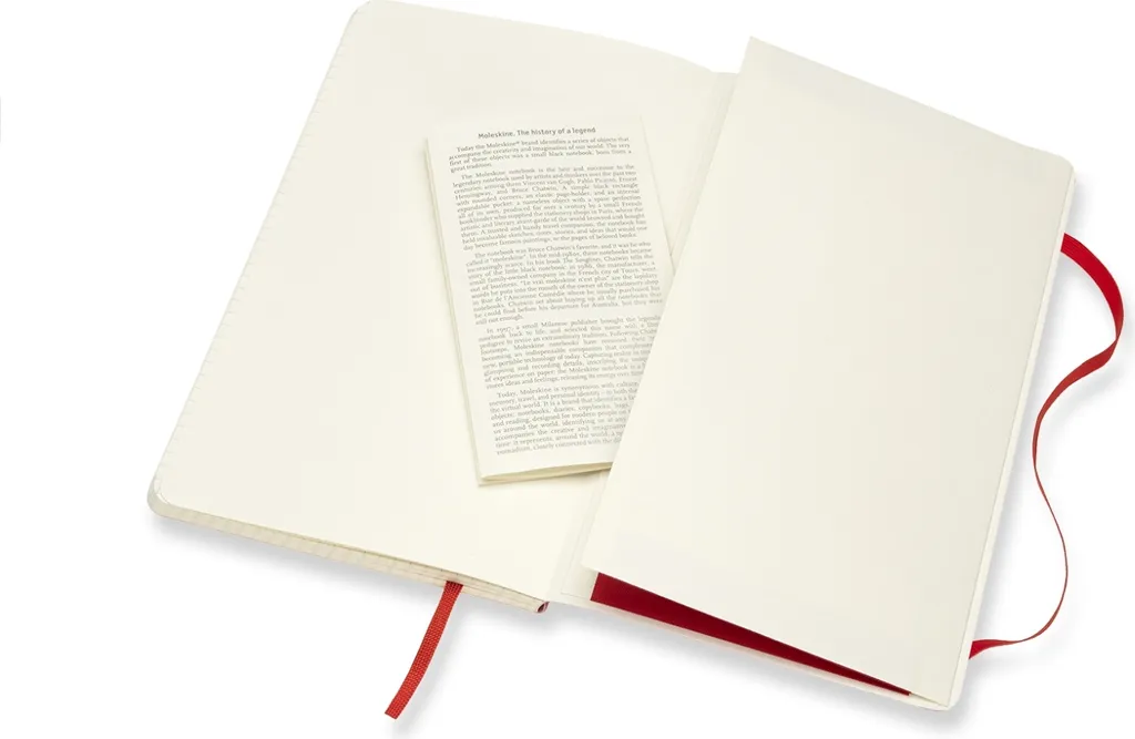 Moleskine Classic Notebook Large Squared Scarlet Red - Carta Avorio 70g - 13