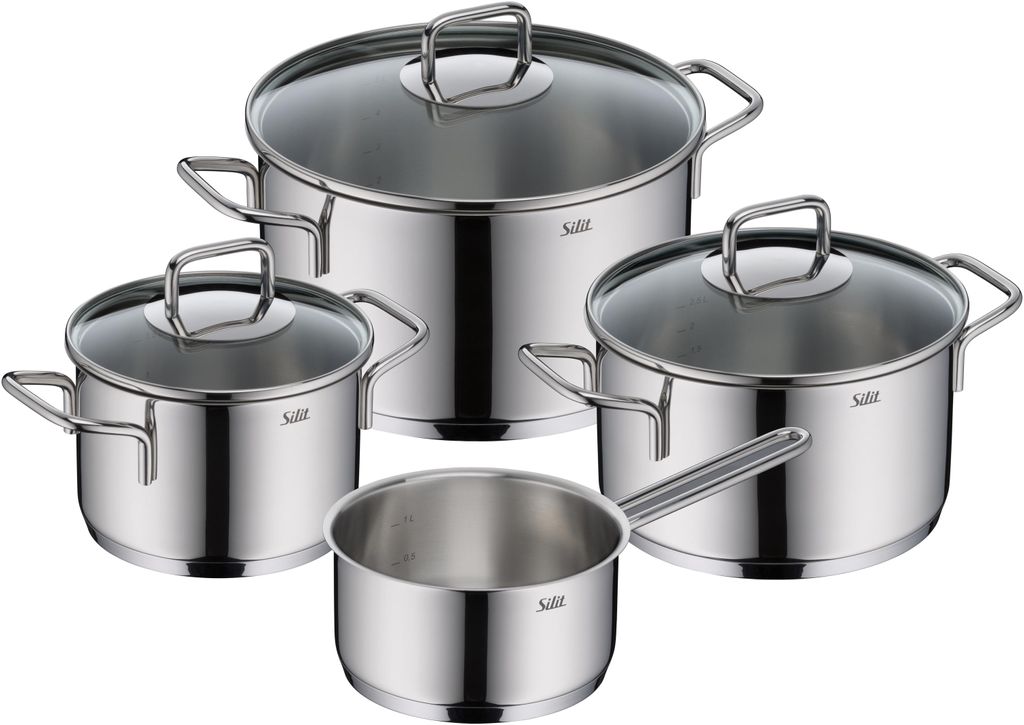 SILIT Extra Cook kookgerei-set* 4-delig, roestvrij staal Productafbeelding 