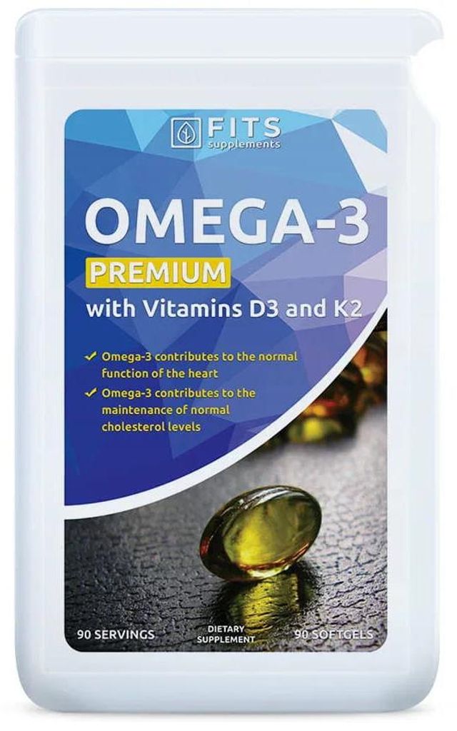 Premium Omega‐3 Kapseln mit D3 & K2