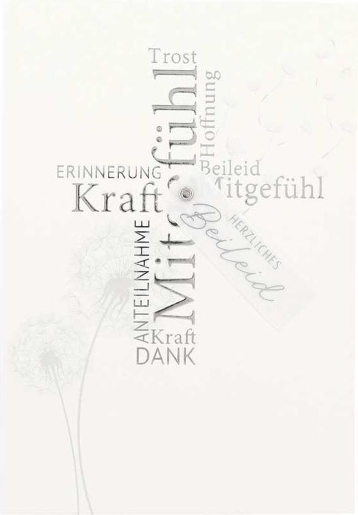 Depesche Trauerkarten Sortierung : Trost Erinnerung Beileid Kraft Mitgefühl Trauerkarten Sortierung : Trost Erinnerung Beileid Kraft Mitgefühl