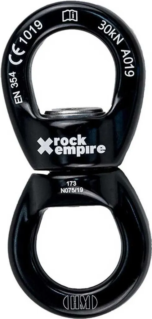 Articulation pivotante Rock Empire argent pour élagage et secours