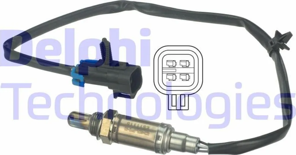 Sonde Lambda DELPHI ES11115-12B1 OE 12565428 pour Opel Astra G Zafira