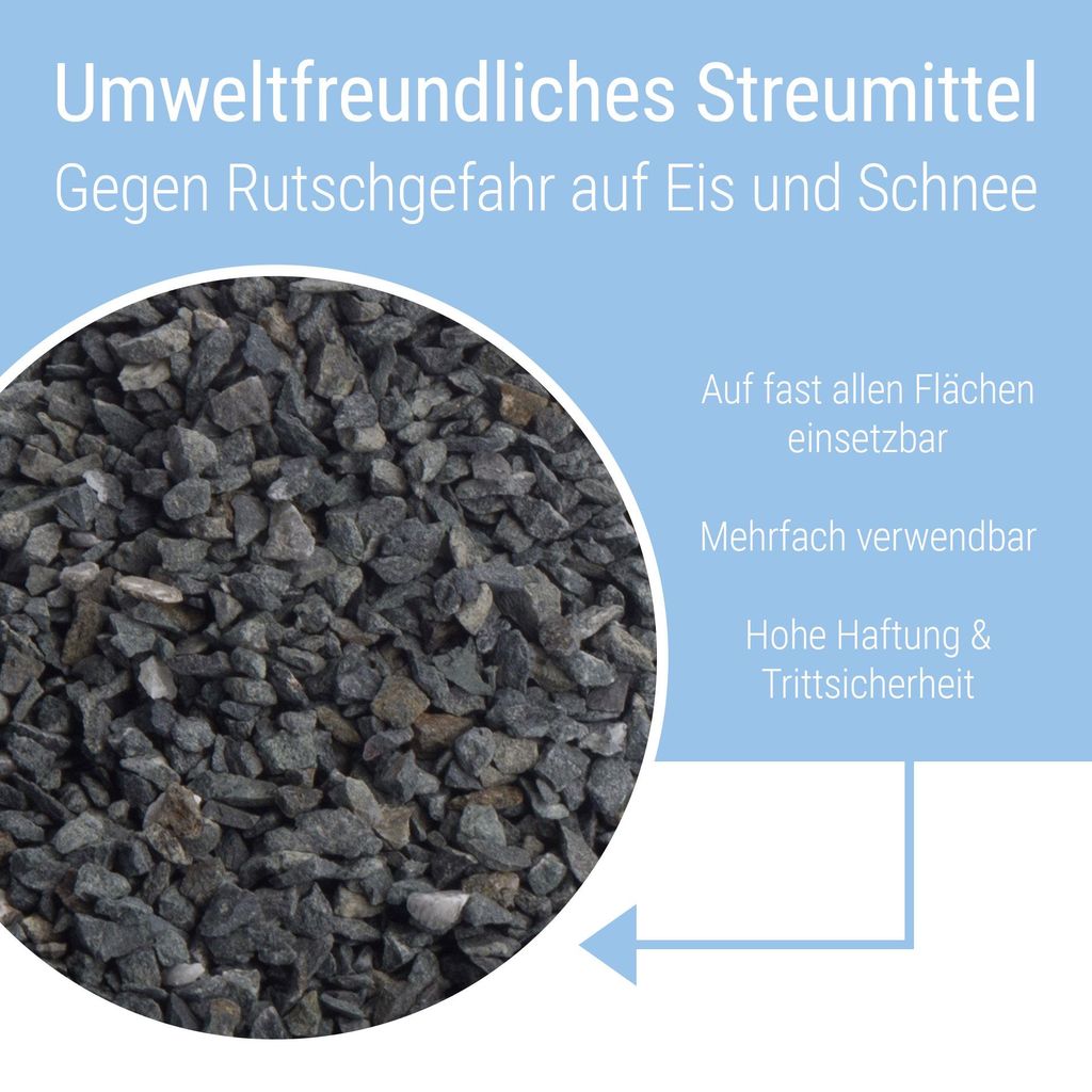 Schicker Mineral-Diabas Streusplitt grau 25 kg-2-5mm Produktbild 