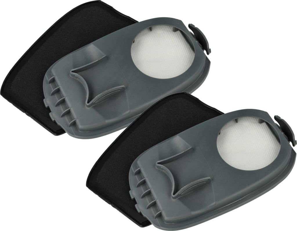 vhbw 2x Staubsaugerfilter Ersatz für Philips XV1791/01 für Staubsauger, Waschsauger - HEPA-Filter Schwarz Grau Weiß