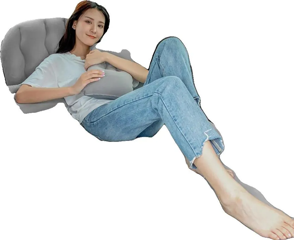 Matelas gonflable robuste gris à gonflage automatique et haute charge