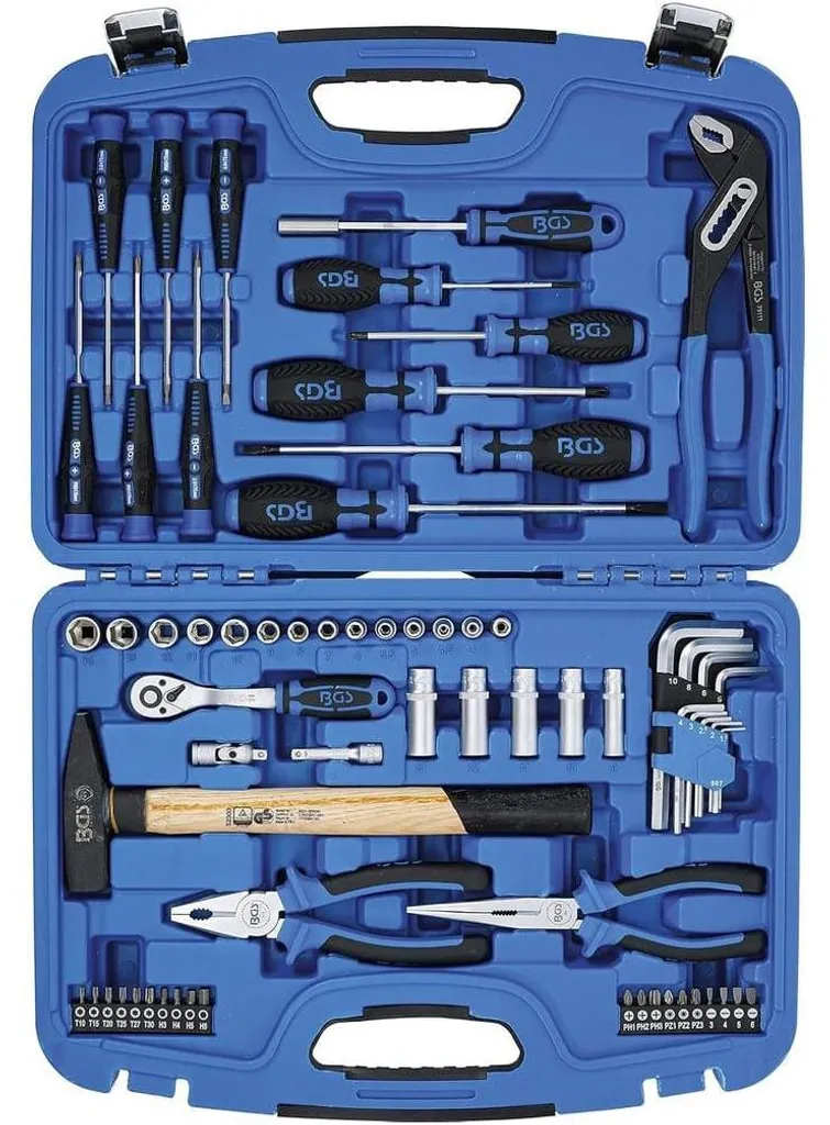 Mallette de Serrage 67 pcs en Acier Chrome-Vanadium - Coffret D-Work - 4