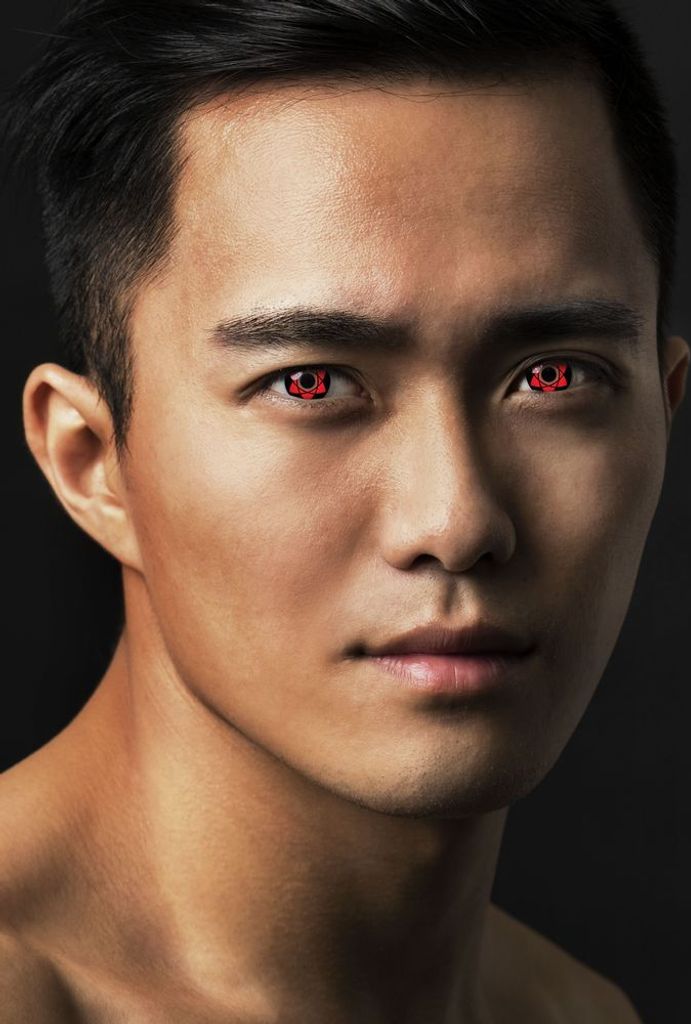 aricona Farbige Sharingan Kontaktlinsen Cosplay Naruto Fasching Manga Anime