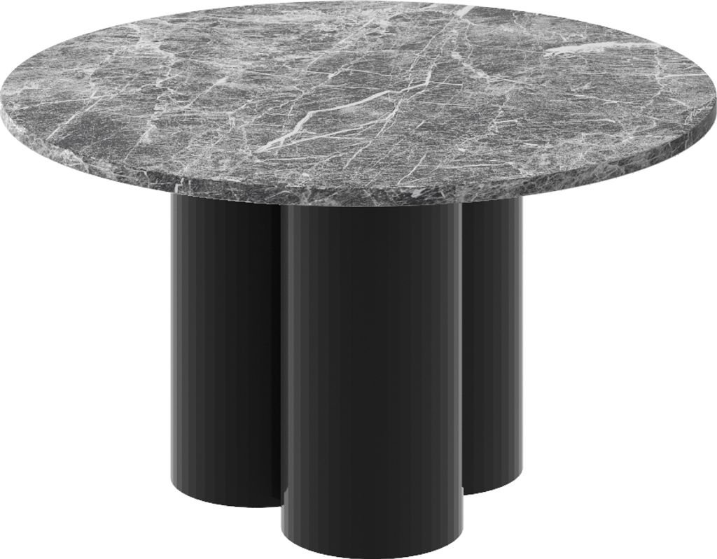 Design Couchtisch HRE-222 rund Hochglanz Wohnzimmer Tisch 80 x 50 cm