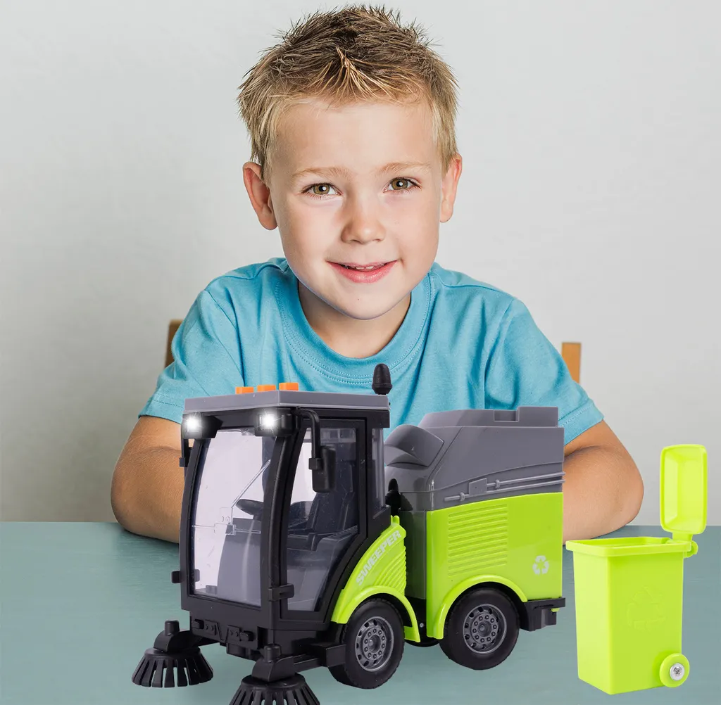 Regalo Top: Spazzatrice Stradale MalPlay Luci e Suoni - Un Must! - 14