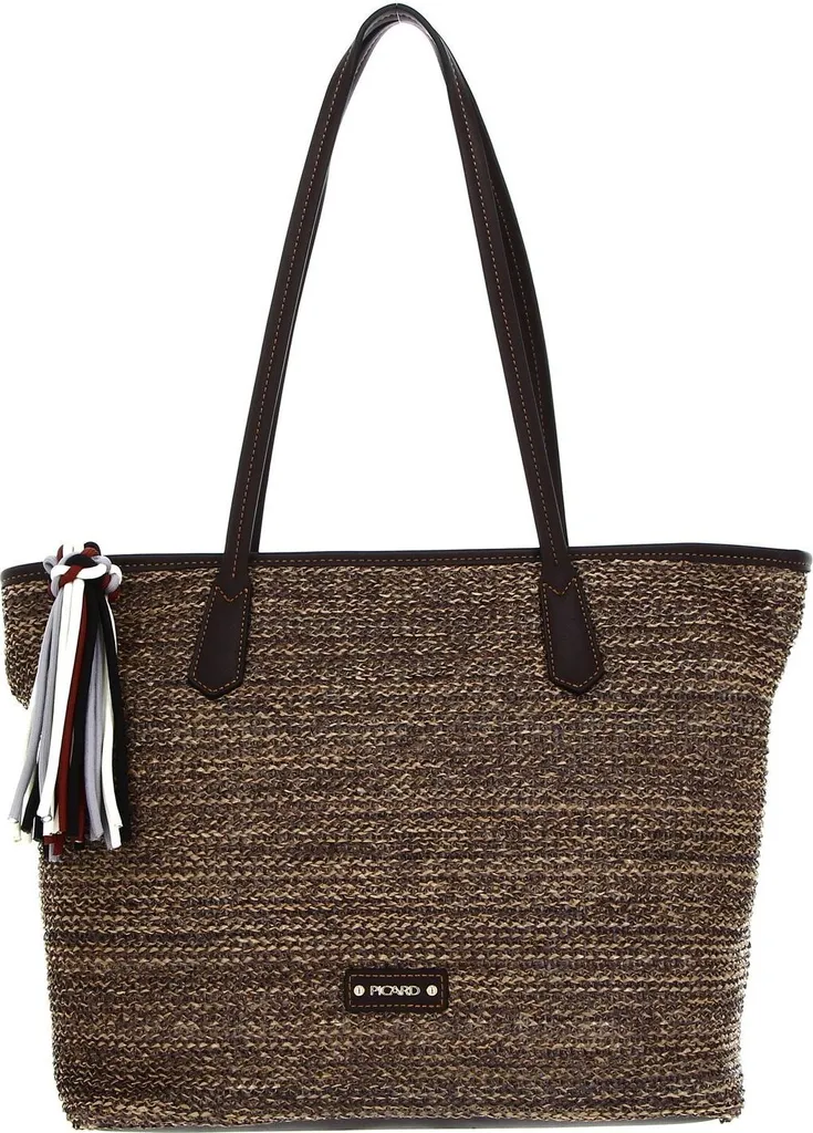 Grand Sac à Épaule Coachella Brun Nougat Style Cabas Urbain PICARD