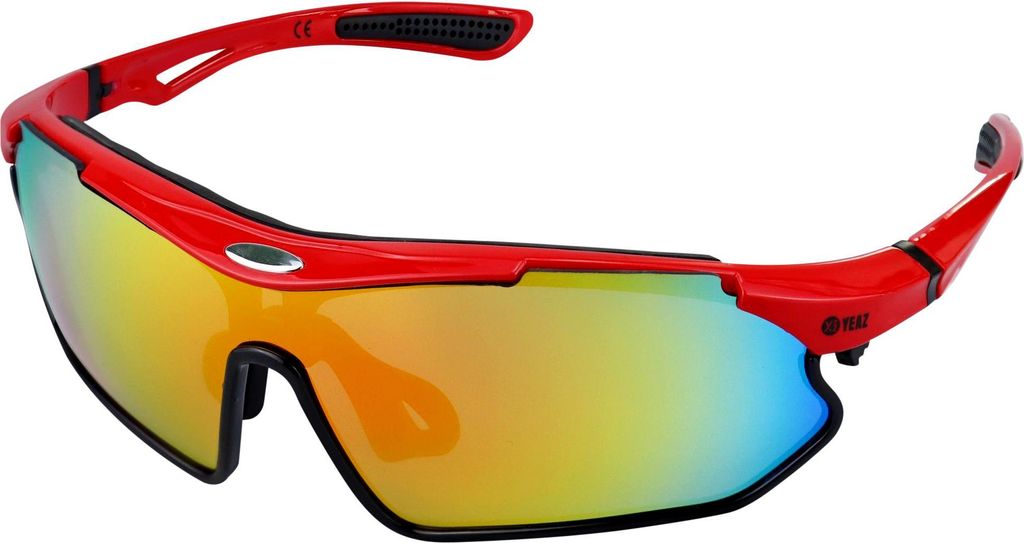YEAZ Sport-Sonnenbrille rot/schwarz/rot SUNRAY