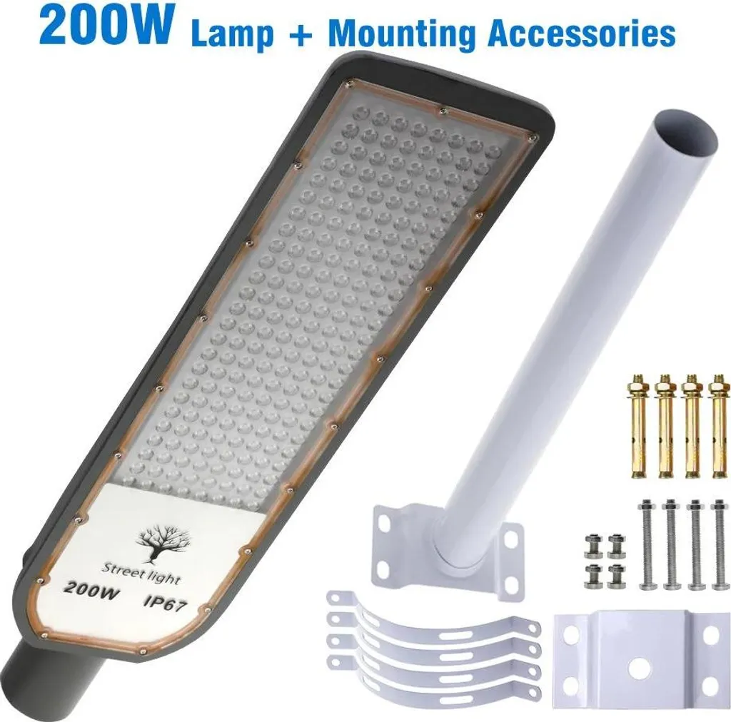 Éclairage LED Extérieur 200W Idéal pour Parking, Cour et Grande Allée