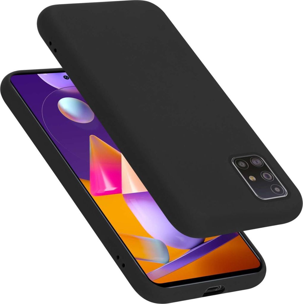 Cadorabo Hülle für Samsung Galaxy M31s Hülle Silikon Handyhülle Case aus flüssigem Silikon, Kratzfeste und stoßfeste Schutzhülle für Samsun...