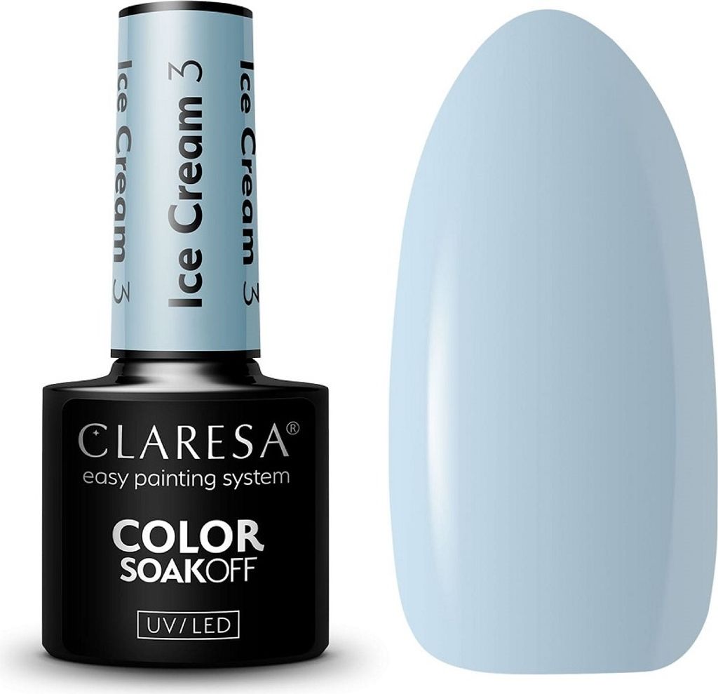 Claresa UV/LED Gellack Ice Cream 5g – Hochwertiger Produktbild 