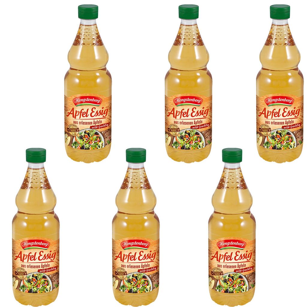 Hengstenberg Jablčný ocot v PET fľaši vegan 750ml 6 balení Obrázok produktu 