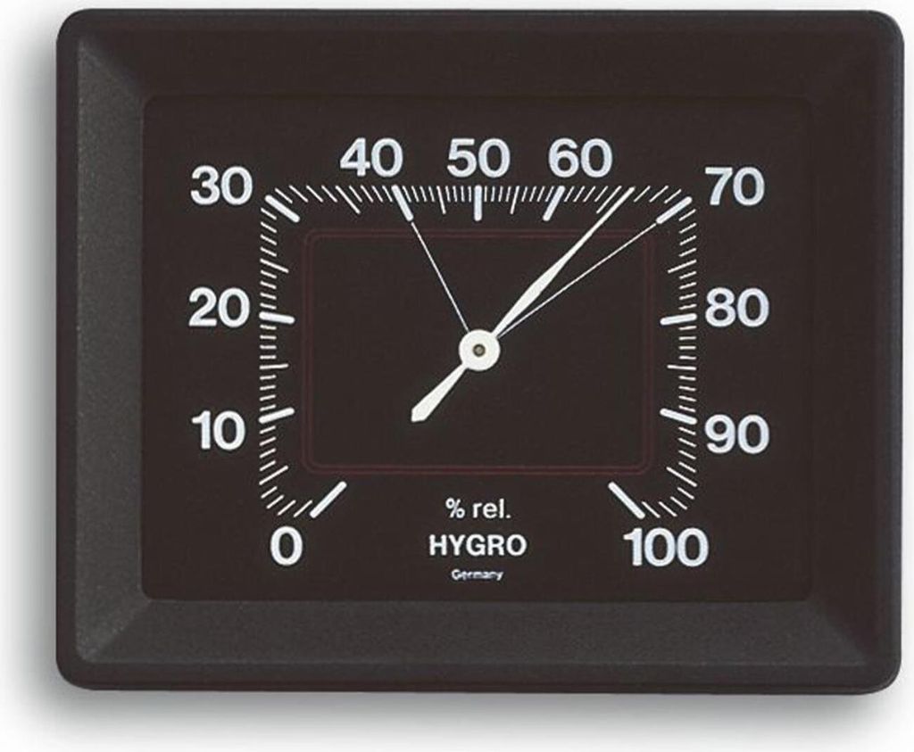 Tfa Dostmann TFA Hygrometer analog schwarz 10x8cm